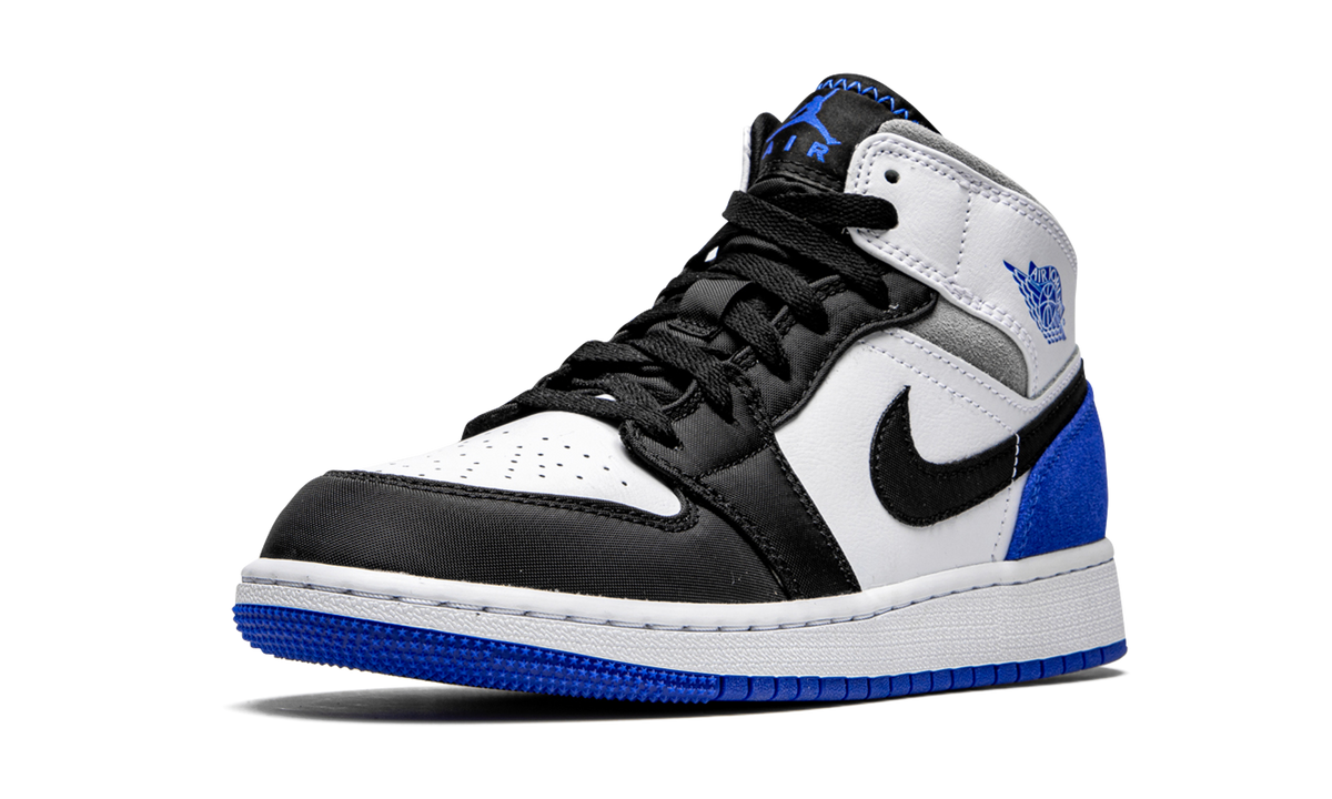 Air Jordan 1 Mid GS Royal White BQ6931 102