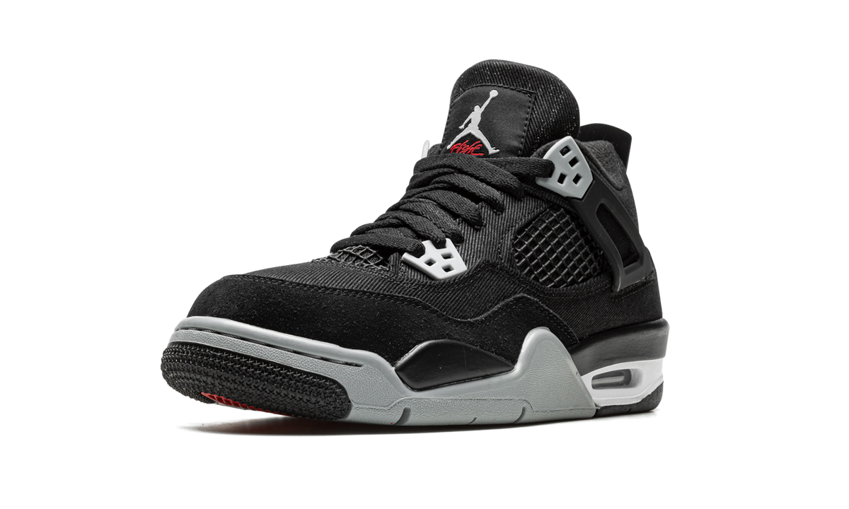 Air Jordan 4 GS Black Canvas DV0553 006